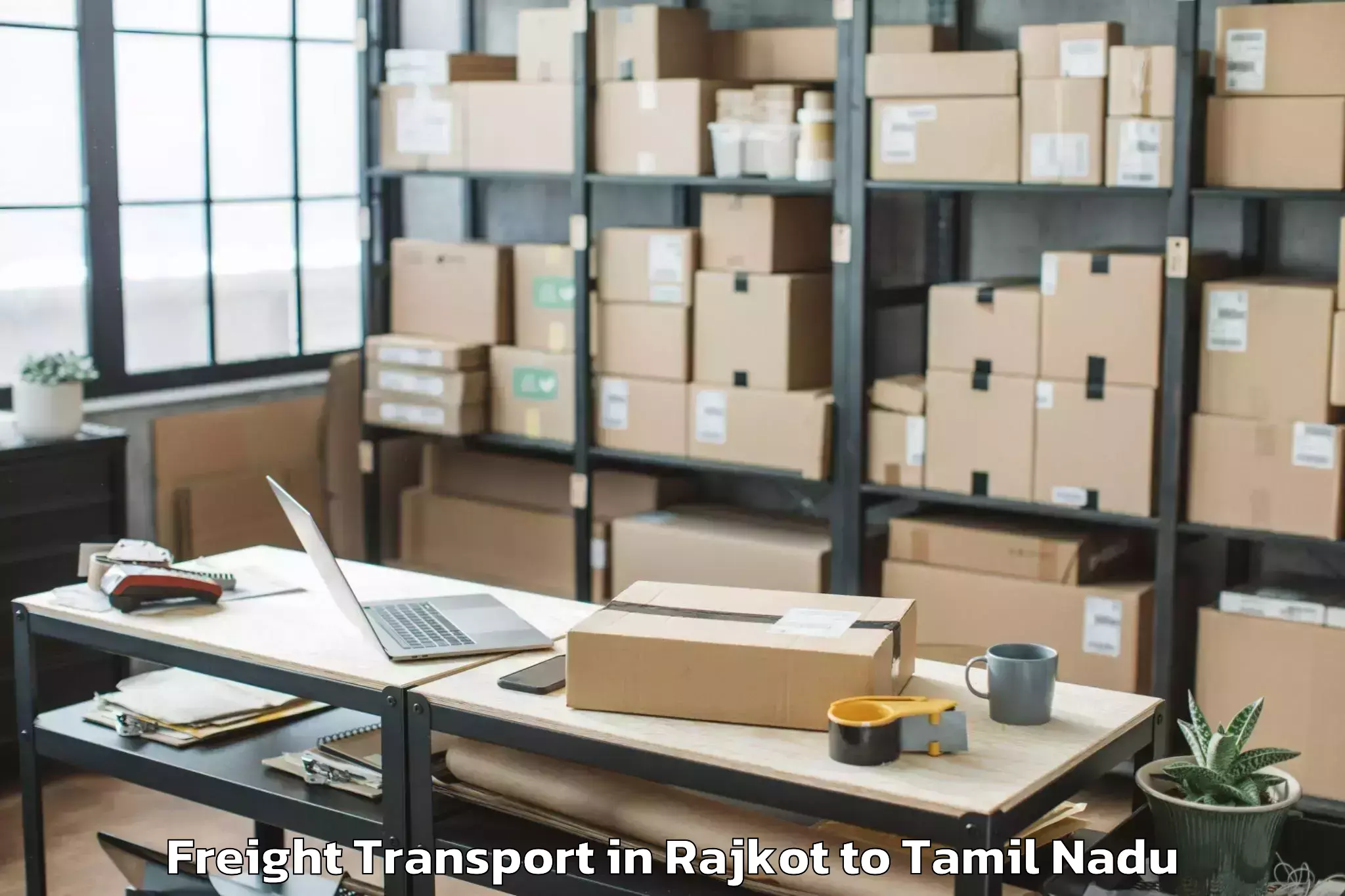 Professional Rajkot to Surandai Freight Transport